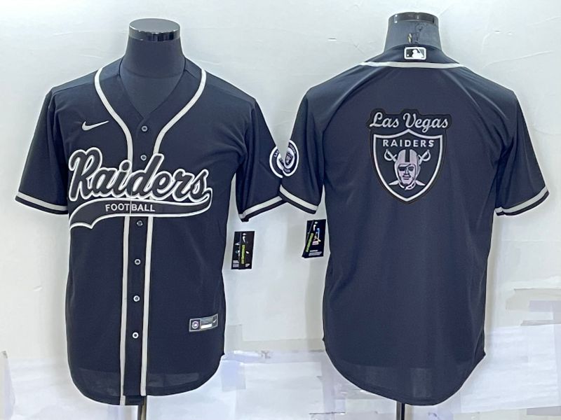 Men Oakland Raiders Blank Blue 2022 Nike Co branded NFL Jersey1